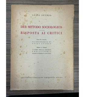 Del metodo sociologico. Risposta ai critici