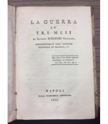 La guerra de' tre mesi