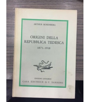 Origini della repubblica tedesca. (1871-1918)