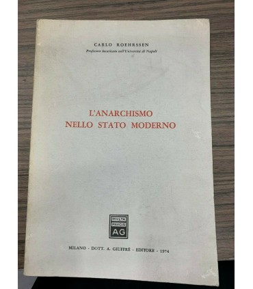 L'Anarchismo nello stato moderno