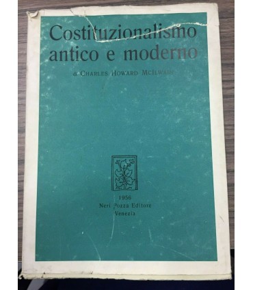 Costituzionalismo antico e moderno