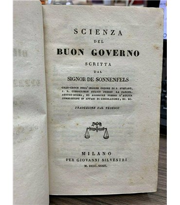 Scienza del buon governo