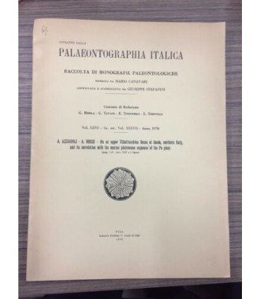 On an Apper Livvalfranchian fauna at Imola