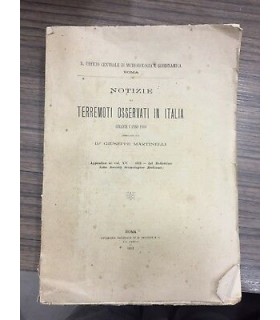 Notizie sui terremoti osservati in Italia durante l'anno 1908