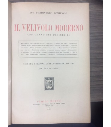 Il velivolo moderno con cenno sui dirigibili