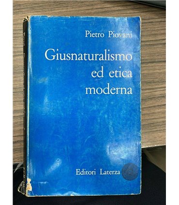 Giusnaturalismo ed etica moderna
