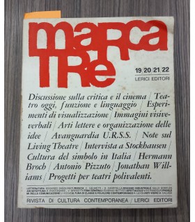 MarcaTre n. 19-20-21-22. Rivista di cultura contemporanea