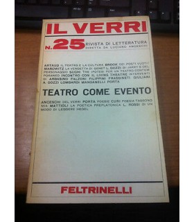 Il Verri. Rivista di letteratura. N. 25