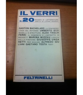 Il Verri. Rivista di letteratura. N. 20