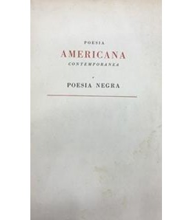 Poesia americana contemporanea e poesia negra