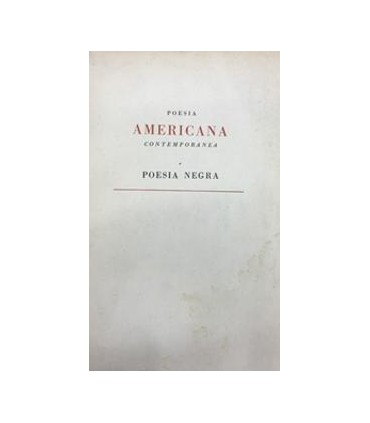 Poesia americana contemporanea e poesia negra
