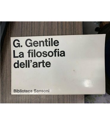 La filosofia dell'arte