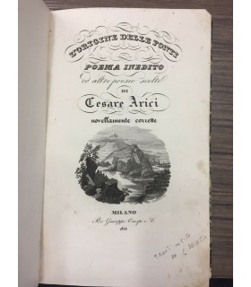 L'origine delle fonti. Poema inedito ed altre poesie scelte