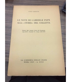 Le note di Gabriele Pepe alla "storia" del Colletta