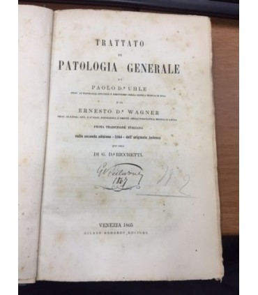 Trattato di patologia generale