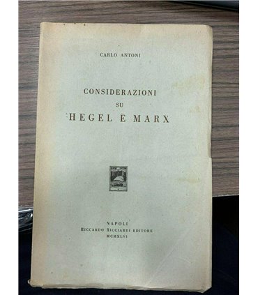 Considerazioni su Hegel e Marx