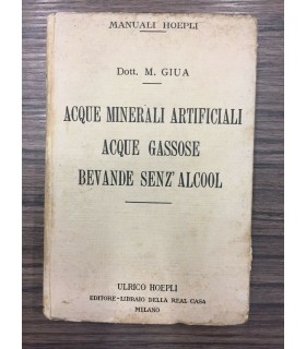 Acque minerali artificiali. Acque gassose. Bevande senza alcool