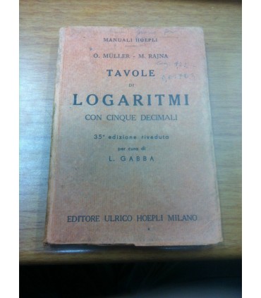 Tavole di logaritmi con cinque decimali