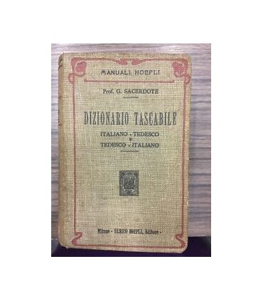 Dizionario tascabile Italiano - Tedesco - e Tedesco - Italiano