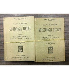 Merceologia tecnica. Volume I-II