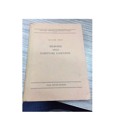 Memorie degli scrittori cosentini