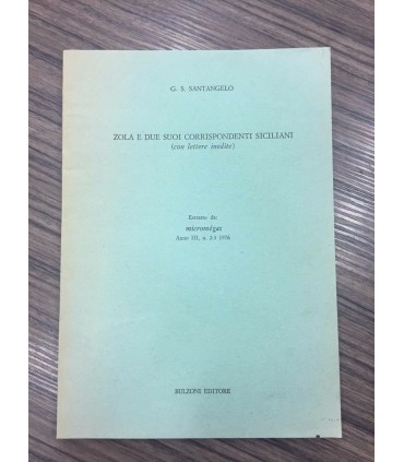 Zola e due suoi corrispondenti siciliani. (Con lettere inedite)