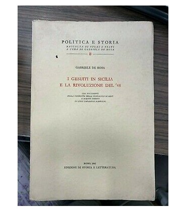 I Gesuiti in Sicilia e la rivoluzione del '48