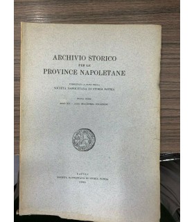 Archivio storico per le provincie napoletane. Anno XLI - LXXX dell'intera collezione
