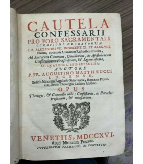 Cautela confessarii pro foro sacramentali
