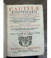 Cautela confessarii pro foro sacramentali