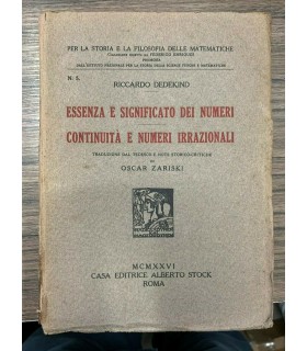 Essenza e significato dei numeri. Continuità e numeri irrazionali
