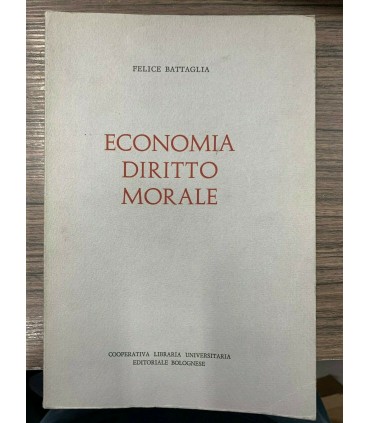 Economia diritto morale.