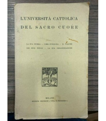 L'Università Cattolica del sacro Cuore