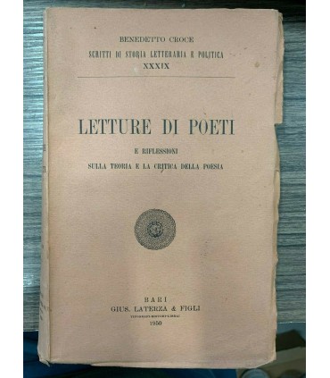 Letture di poeti e riflessioni sulla teoria e la critica della poesia