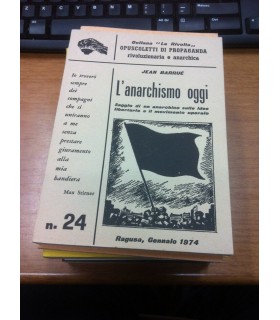 L'Anarchismo oggi