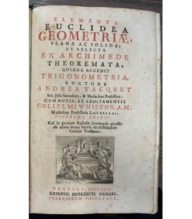 Elementa euclidea geometriae planae ac solidae et selecta ex Archimede theoremata