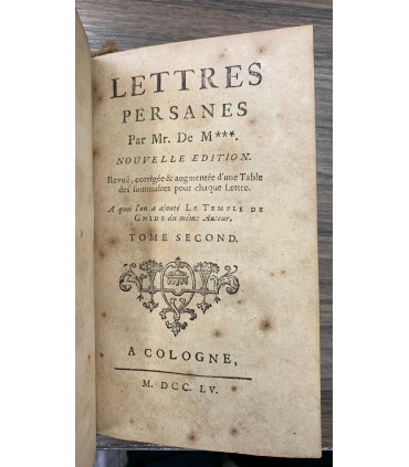 Lettres persanes