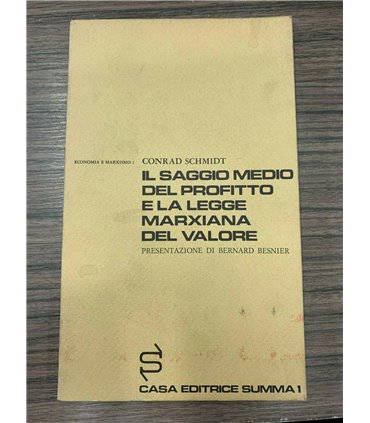 Il saggio medio e la legge marxiana del valore