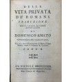 Della vita privata de' Romani