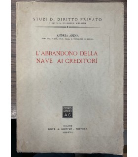 L'abbandono della nave ai creditori