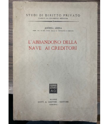 L'abbandono della nave ai creditori
