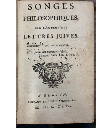 Songes philosophiques