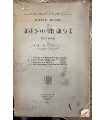 Le moderne evoluzioni del governo costituzionale