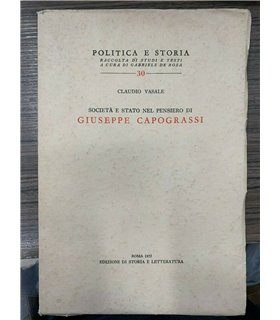 Società e stato nel pensiero di Giuseppe Capograssi