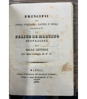 Principii di poesia italiana, latina e greca
