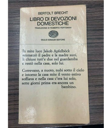 Libro di devozioni domenstiche