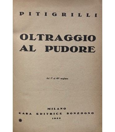 Oltraggio al pudore