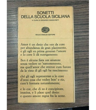 Sonetti della scuola siciliana