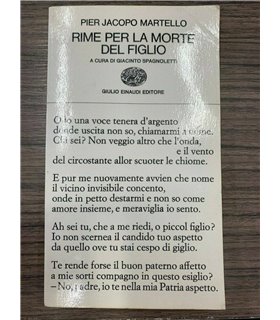 Rime per la morte del figlio