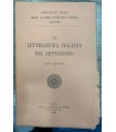 La letteratura italiana del settecento. Note critiche